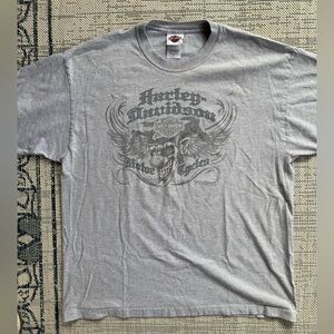 Harley Davidson Peterson’s Miami Florida T-shirt XL Two Sided Motorcycle Beefy T